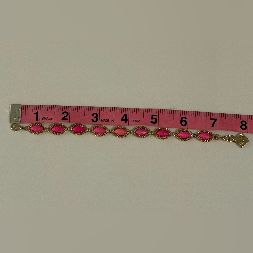 Kendra Scott Jana Magenta Bracelet GUC - Picture 11 of 14